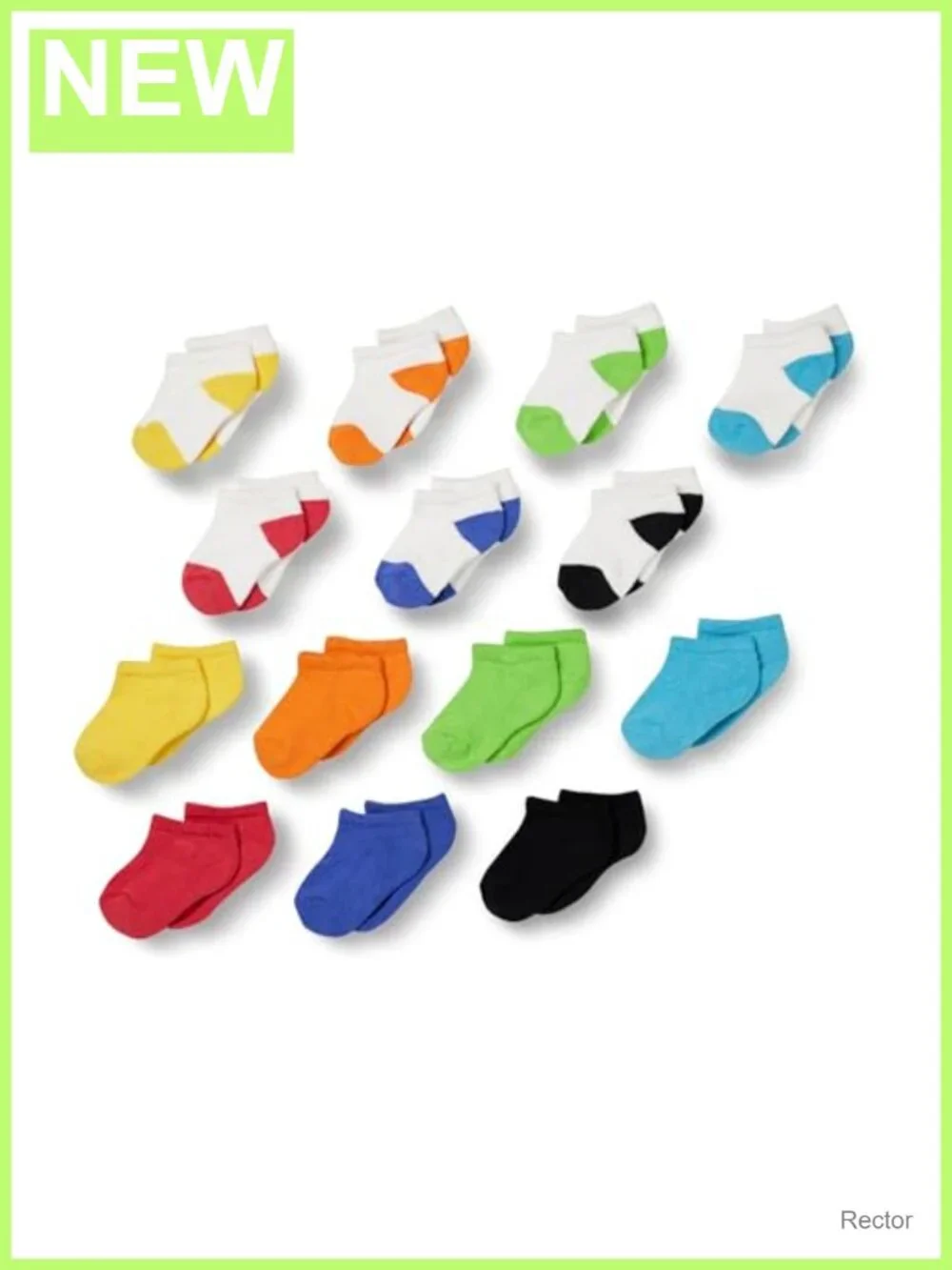 Unisex Kids Toddler Cotton Low Cut Ankle Socks 14 Pairs Cushioned